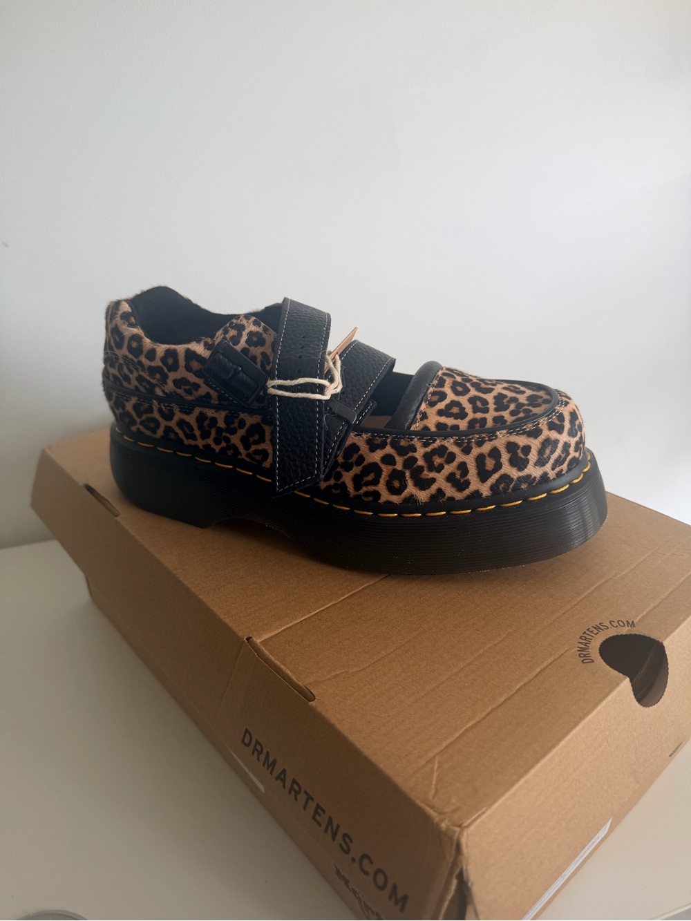 Dr Martens BUZZ LEOPARD MARY JANE SHOES Leopard size 9 - Picture 11 of 11